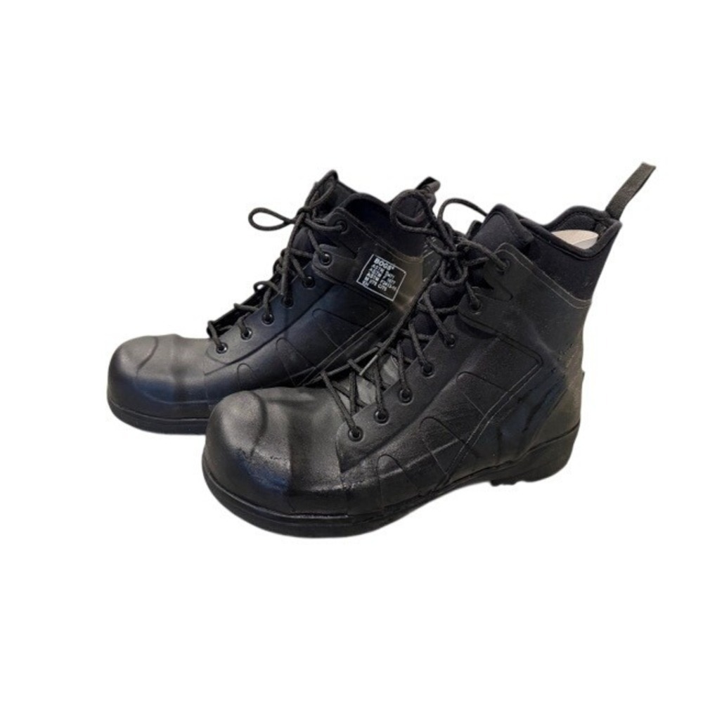 Bogs Turf Stomper Black Steel Toe Mens Rubber Upper Work Boots Sz 13 New in Box